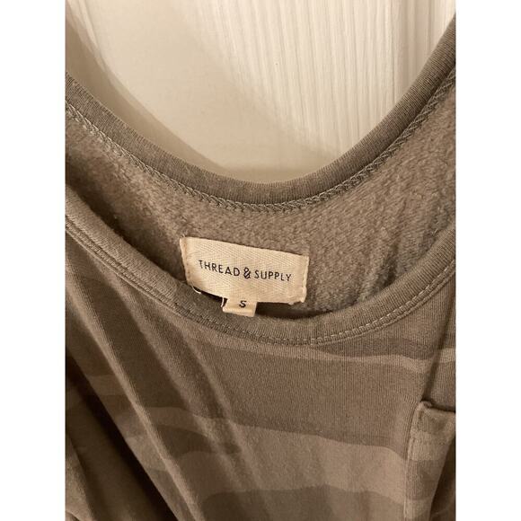 Thread & Supply Sage Camo Soft Elastic Waist Jumper, S - Picture 6 of 7